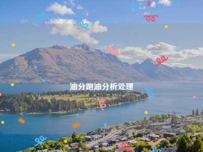 
油分跑油分析处理