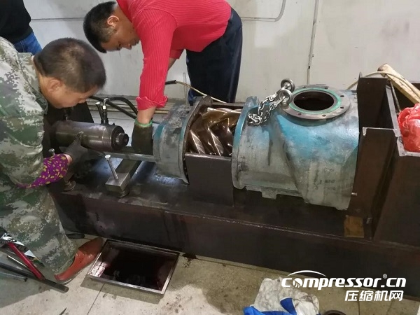 欣达“AUGUST”空压机主机大修见闻—注重品质及保养