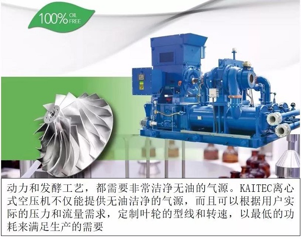 压缩空气的在发酵行业的应用工艺