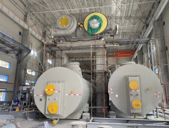 大型煤气化项目—空分装置压缩机安装紧张有序进行